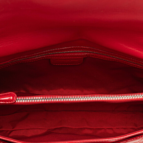 Auth Dior Patent Cannage Rendezvous Red #163370D93B - Picture 4 of 8
